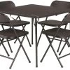 Outwell Corda Picknicktisch-Set (4 Stühle, 1 Tisch), Schwarz -Outwell 113849 0 0