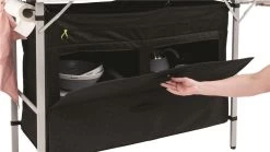 Outwell Magante Küchentisch, 136x54x90/140cm, Schwarz -Outwell 114500 0 6