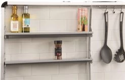 Outwell Magante Küchentisch, 136x54x90/140cm, Schwarz -Outwell 114500 0 8