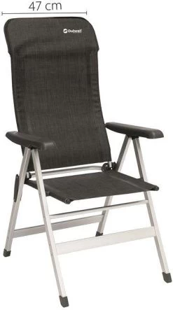 Outwell Melville Campingstuhl, 63x80x118cm, Grau -Outwell 114540 0 2