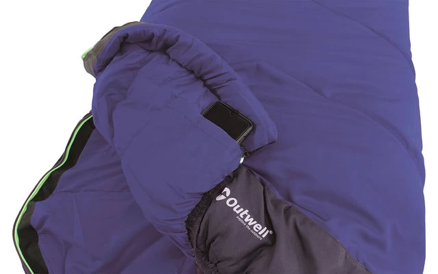 Outwell Convertible Junior Navy Kinder-Mumienschlafsack 5 Outwell Convertible Junior Navy Kinder-Mumienschlafsack – Bild 3