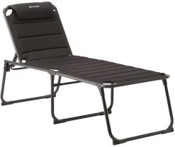 Outwell Samoa Sonnenliege, 70x200/214x49cm, Schwarz