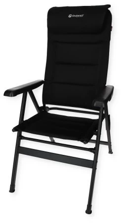 Outwell Teton Campingstuhl, 64x75x122/136cm, Schwarz