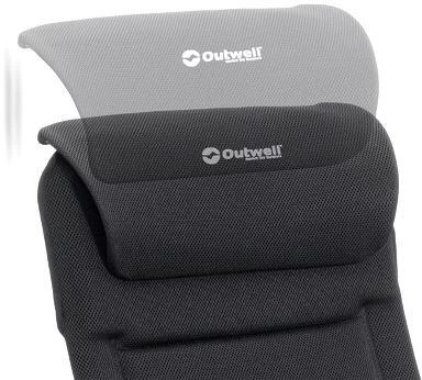 Outwell Grand Canyon Campingstuhl, 74x75x122/136cm, Schwarz 4 Outwell Grand Canyon Campingstuhl, 74x75x122/136cm, Schwarz – Bild 2