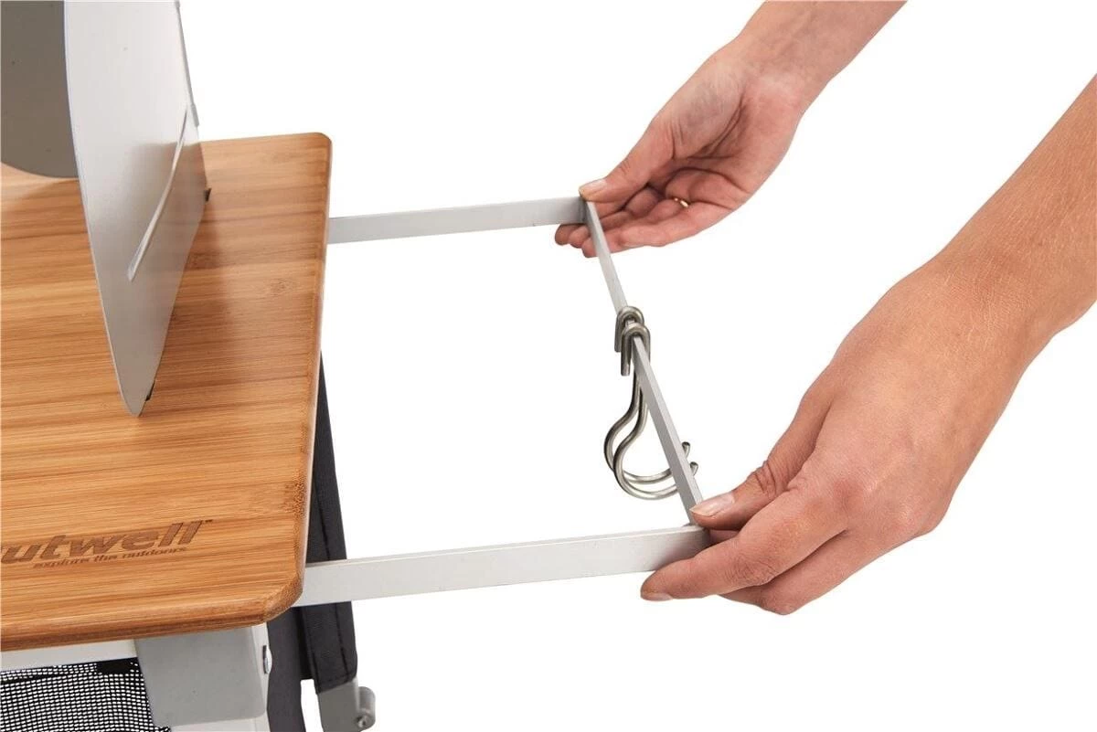 Outwell Padres Küchentisch, 75x49x82cm, Grau 4 Outwell Padres Küchentisch, 75x49x82cm, Grau – Bild 2