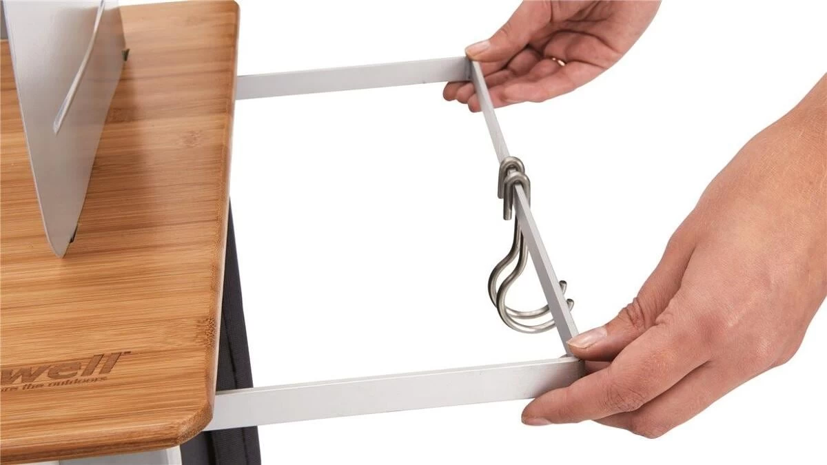 Outwell Padres XL Küchenschrank, 100x49x82cm, Grau 4 Outwell Padres XL Küchenschrank, 100x49x82cm, Grau – Bild 2