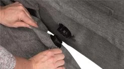 Outwell Lake Erie Ottoman, Grau -Outwell 59917 2