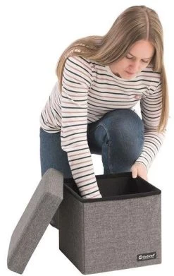 Outwell Cornillon Esstischstuhl-/Aufbewahrungskombination, Grau -Outwell 6164 8