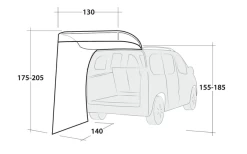 Outwell Seitenwand Upcrest -Outwell 670527 4588809