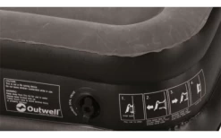 Outwell Excellet Luftmatratze Single 200 X 80 Cm Schwarz/grau