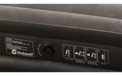 Outwell Excellet Luftmatratze Single 200 X 80 Cm Schwarz/grau -Outwell 681981 4965743