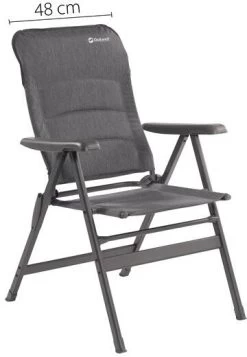 Outwell Fernley Klappstuhl, 64x76x108cm, Grau 13 Outwell Fernley Klappstuhl, 64x76x108cm, Grau -Outwell 72258 3