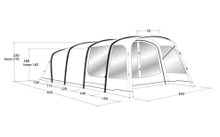 Outwell Avondale 5PA Tunnelzelt -Outwell 737546 4971980