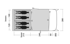 Outwell Greenwood 4 Tunnelzelt 15 Outwell Greenwood 4 Tunnelzelt -Outwell 748523 5009078