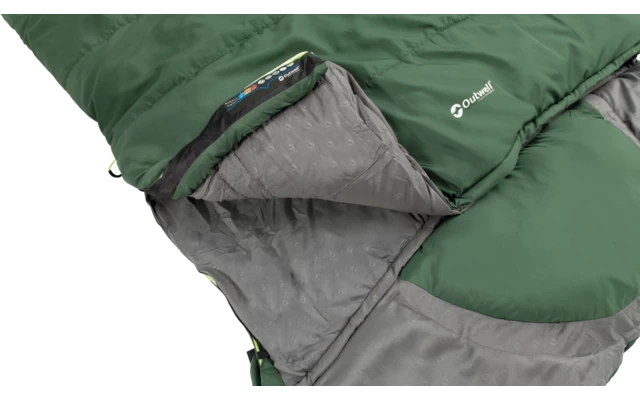 Outwell Countour Lux XL Deckenschlafsack Green 9 Outwell Countour Lux XL Deckenschlafsack Green – Bild 7