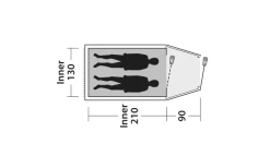 Outwell Earth 2 Doppelbeschichtetes Zelt -Outwell 790733 5217227