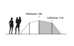 Outwell Earth 2 Doppelbeschichtetes Zelt -Outwell 790742 5217254