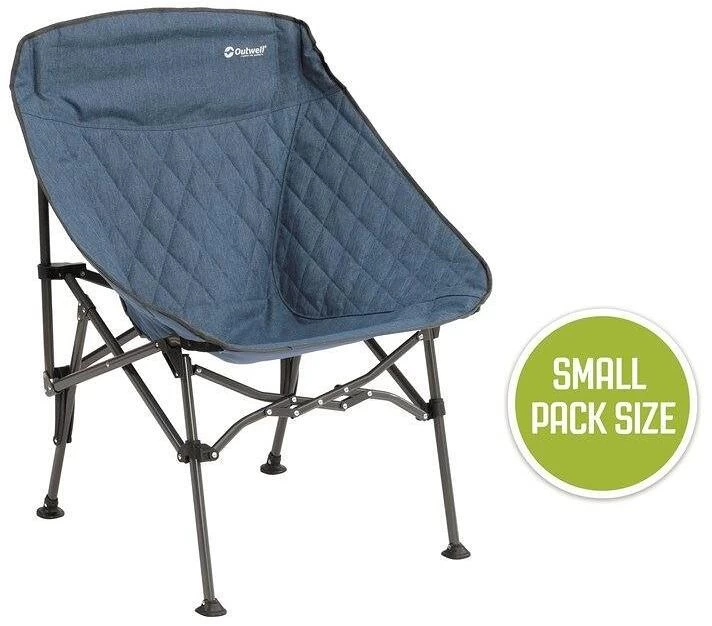 Outwell Strangford Faltstuhl, 78x69x96cm, Blau 4 Outwell Strangford Faltstuhl, 78x69x96cm, Blau – Bild 2