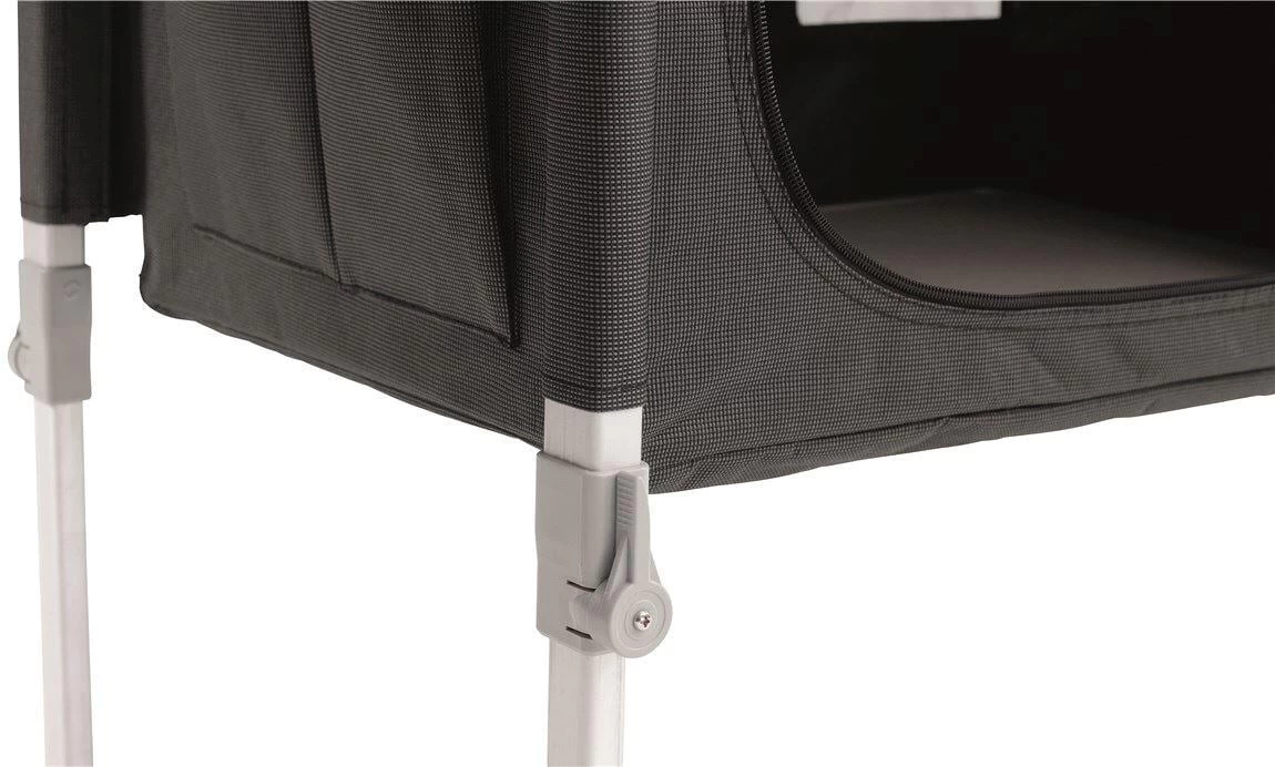 Outwell Padres Küchentisch, Faltbar, 120x50x80cm, Grau 5 Outwell Padres Küchentisch, Faltbar, 120x50x80cm, Grau – Bild 3