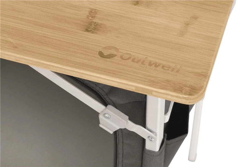 Outwell Padres Küchentisch, Faltbar, 120x50x80cm, Grau 10 Outwell Padres Küchentisch, Faltbar, 120x50x80cm, Grau – Bild 8