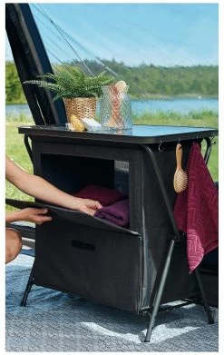 Outwell Bahamas Faltschrank, 80x44x80cm, Grau 13 Outwell Bahamas Faltschrank, 80x44x80cm, Grau -Outwell 82182 0 4