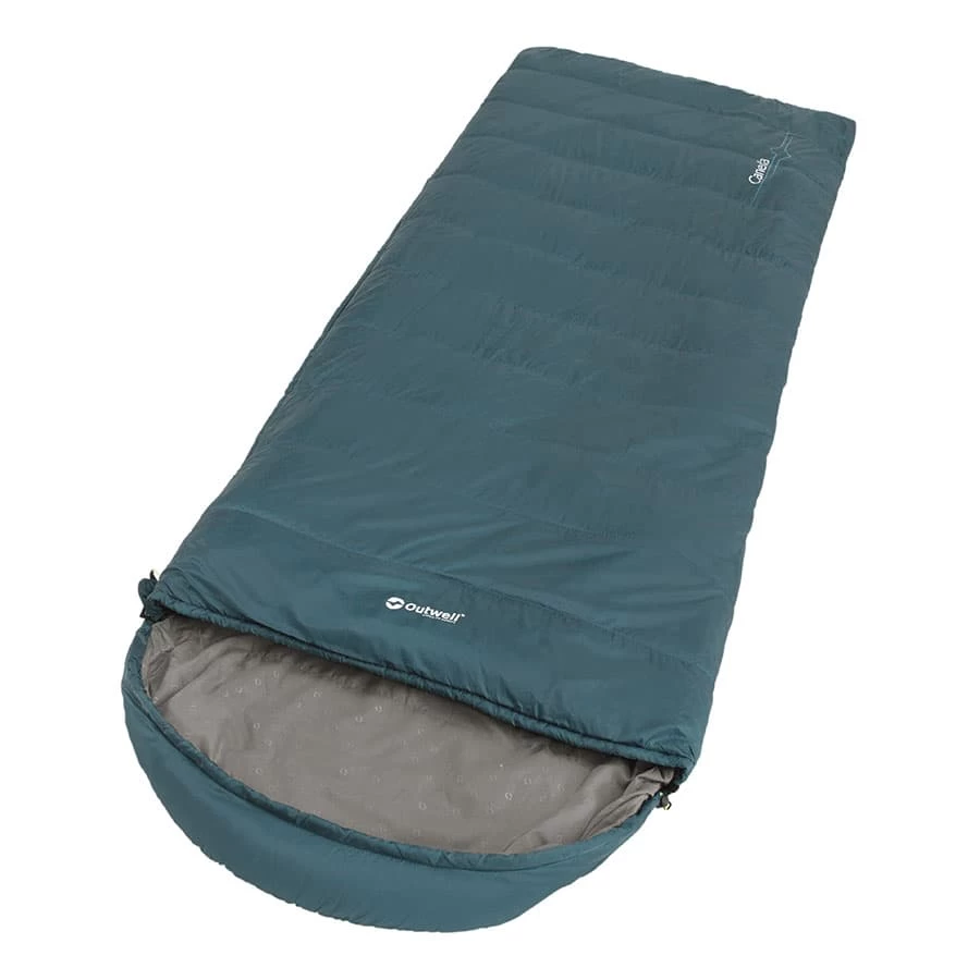 Outwell Canella 13C Schlafsack Mit Reißverschluss Links Blau 3 Outwell Canella 13C Schlafsack Mit Reißverschluss Links Blau