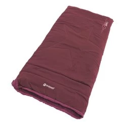 Outwell Champ Kids Kinder Schlafsack Mit Reißverschluss Links Granatrot/rosa