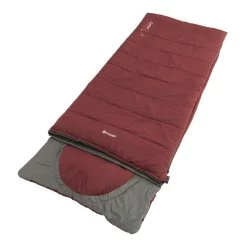 Outwell Contour Lux 3C Schlafsack Mit Reißverschluss Rechts Rot