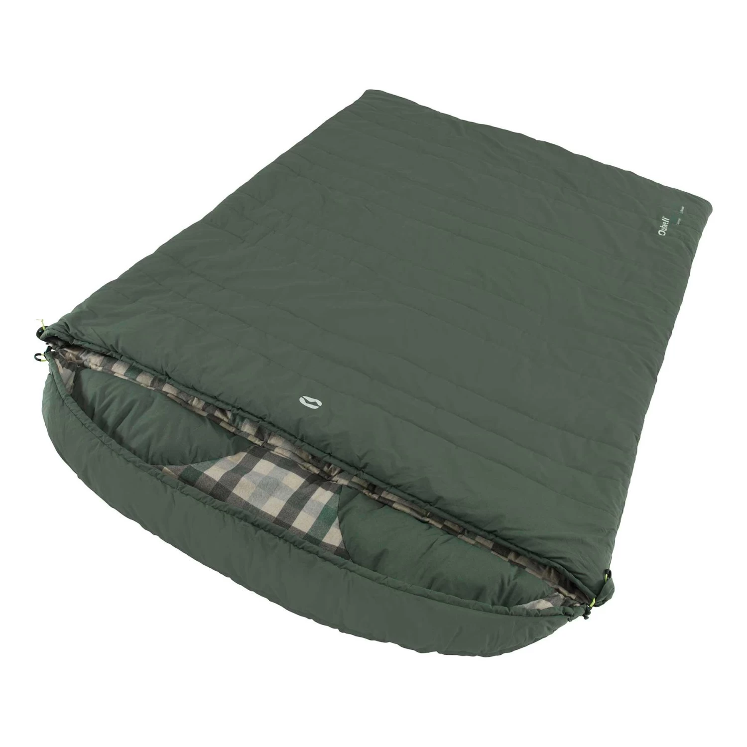 Outwell Camper Lux Double -1C Schlafsack Waldgrün 3 Outwell Camper Lux Double -1C Schlafsack Waldgrün