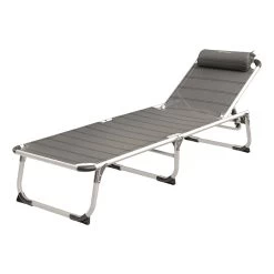 Liegestuhl Mit Armlehne Outwell New Foundland Grau