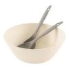 Salatschüssel Outwell Lotus Bamboo Mit Service Weiß/grau 1 Salatschüssel Outwell Lotus Bamboo Mit Service Weiß/grau -Outwell ot 650932