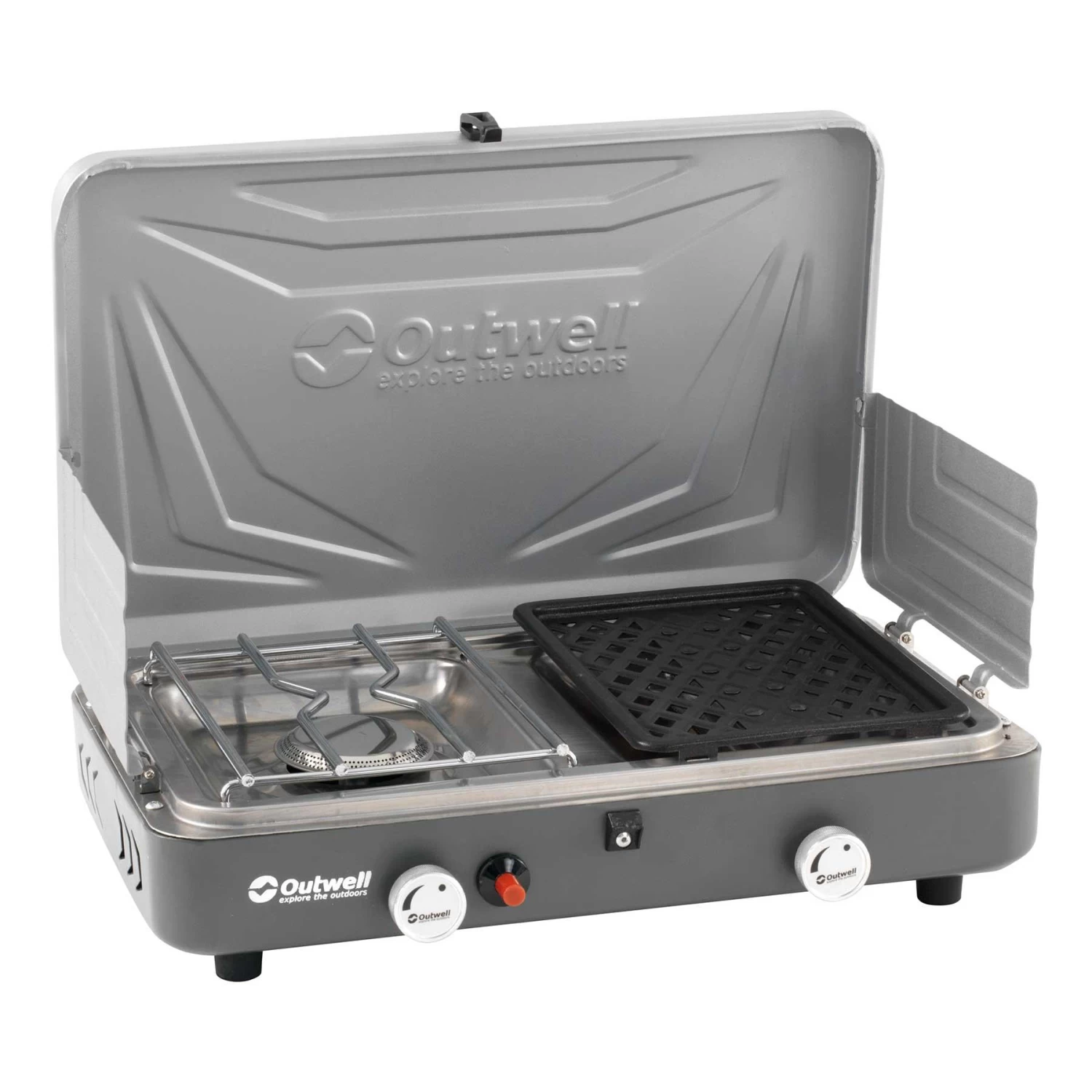 Outwell Jimbu EN417 Tragbarer Kocher/Grill Grau 3 Outwell Jimbu EN417 Tragbarer Kocher/Grill Grau