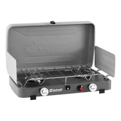 Outwell Olida 2 Flammen EN417 Campingkocher Dunkelgrau